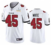 Nike Men & Women & Youth Buccaneers 45 Devin White White 2021 Super Bowl LV Vapor Untouchable Limited Jersey,baseball caps,new era cap wholesale,wholesale hats